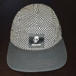 5 Panel “Skulls” Brooklyn Polka dot Print Hat